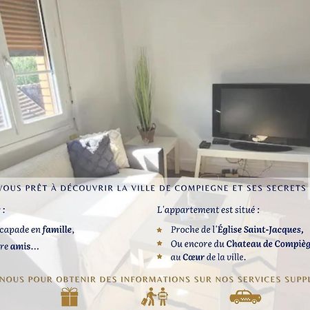 L'Ensoleille De Compiegne - Lumineux & Spacieux Compiègne Exterior foto